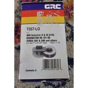 7 - GRC T357 LO Lo-tac Lift Off Tape IBM Selectric II & III